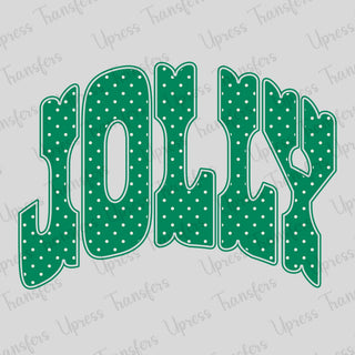 Green Polka Dotted Jolly