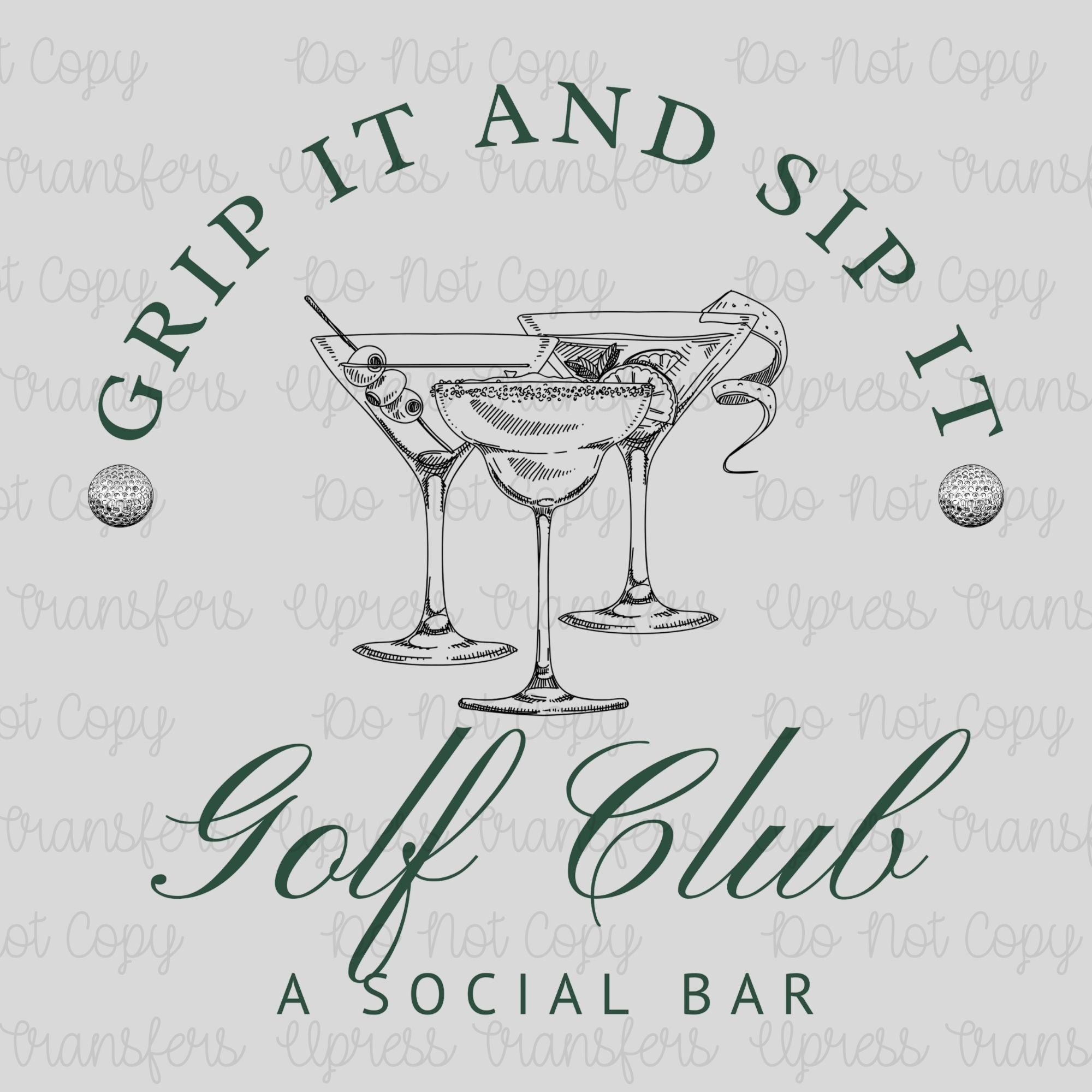 Grip It And Sip It Golf