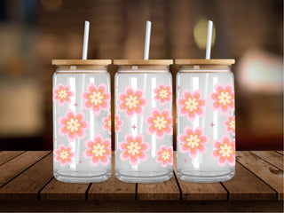 Groovy Flowers 16 Oz Wrap