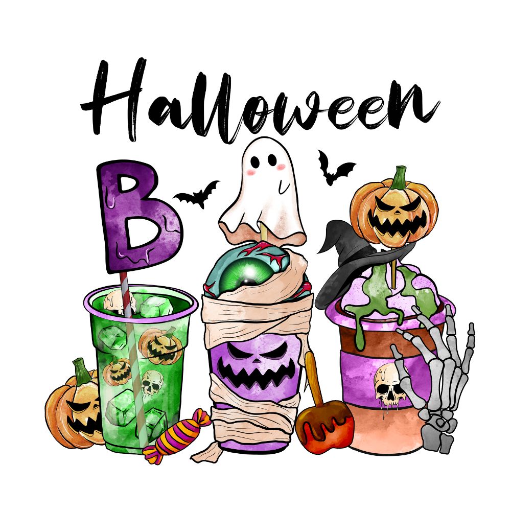 Halloween Boo U Press Transfers