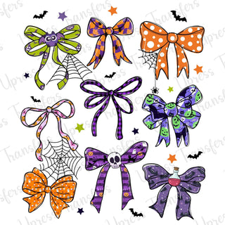 Halloween Bows Collage