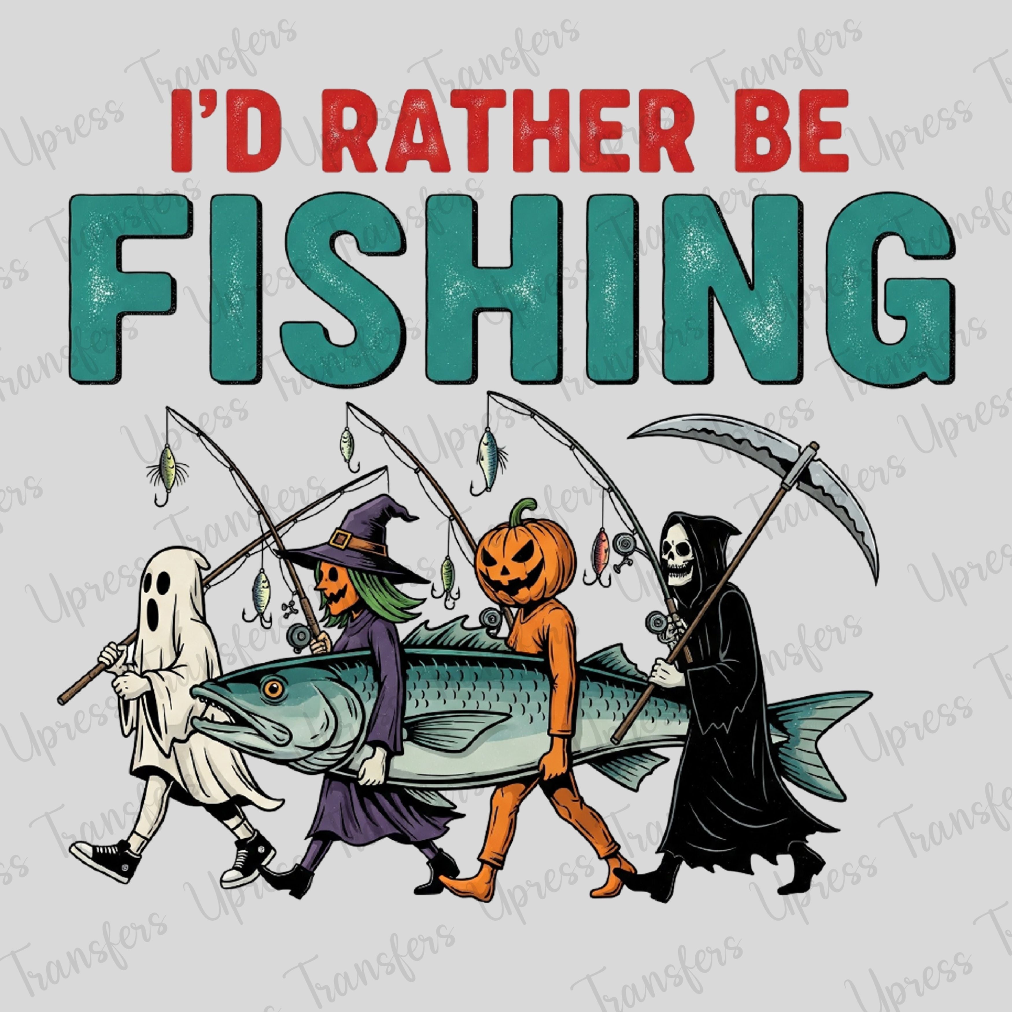 Halloween Fishing Characters