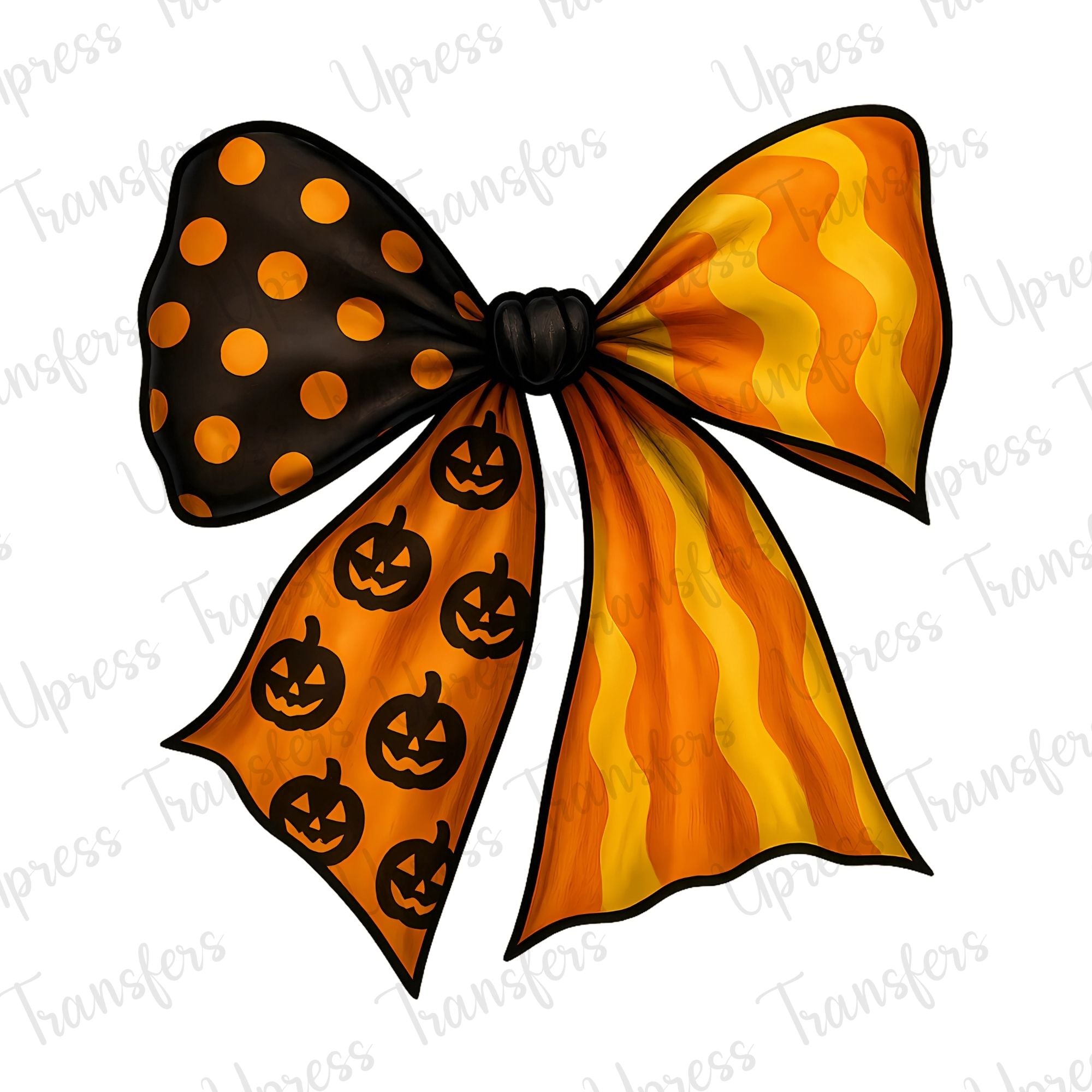 Halloween Multipatterned Bow