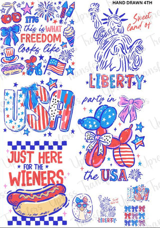 Hand Drawn 4th