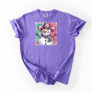 Hand Panted Snowman