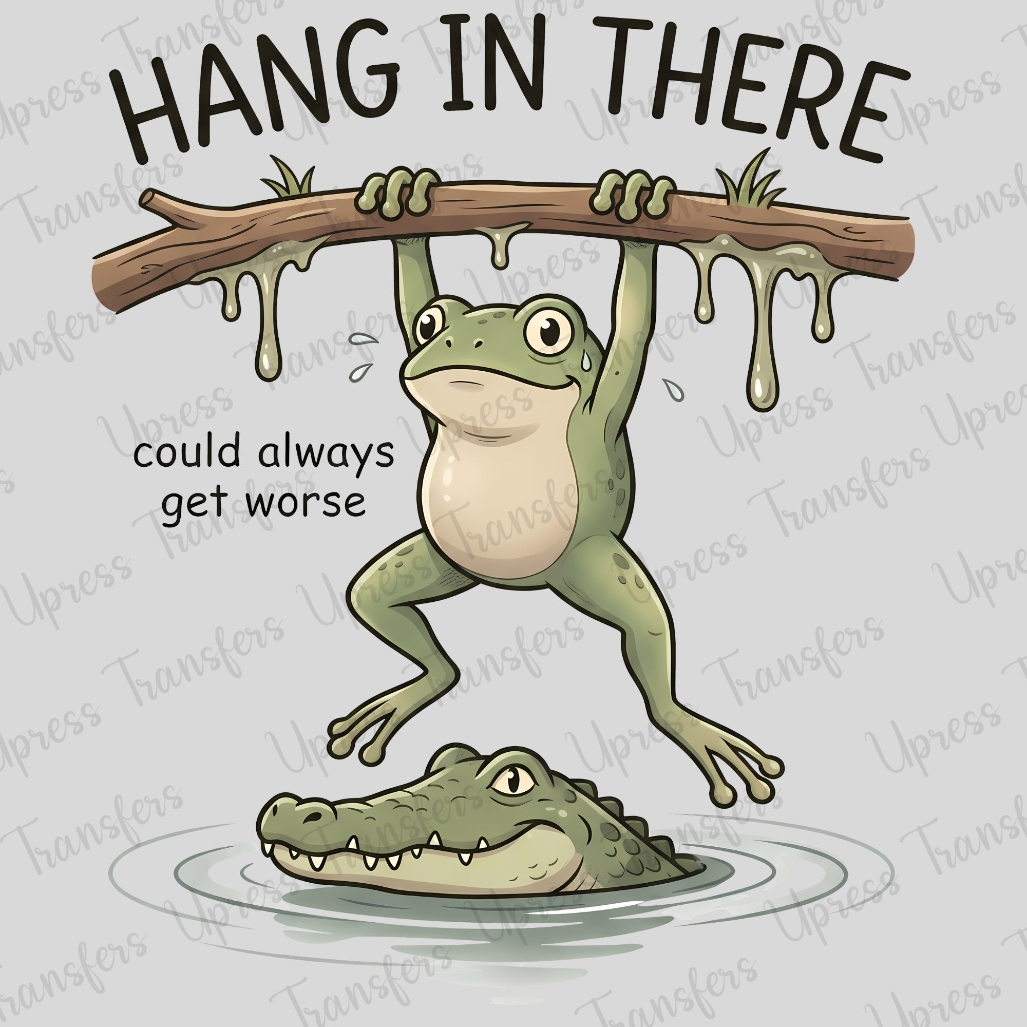Hanging Frog Over Gator