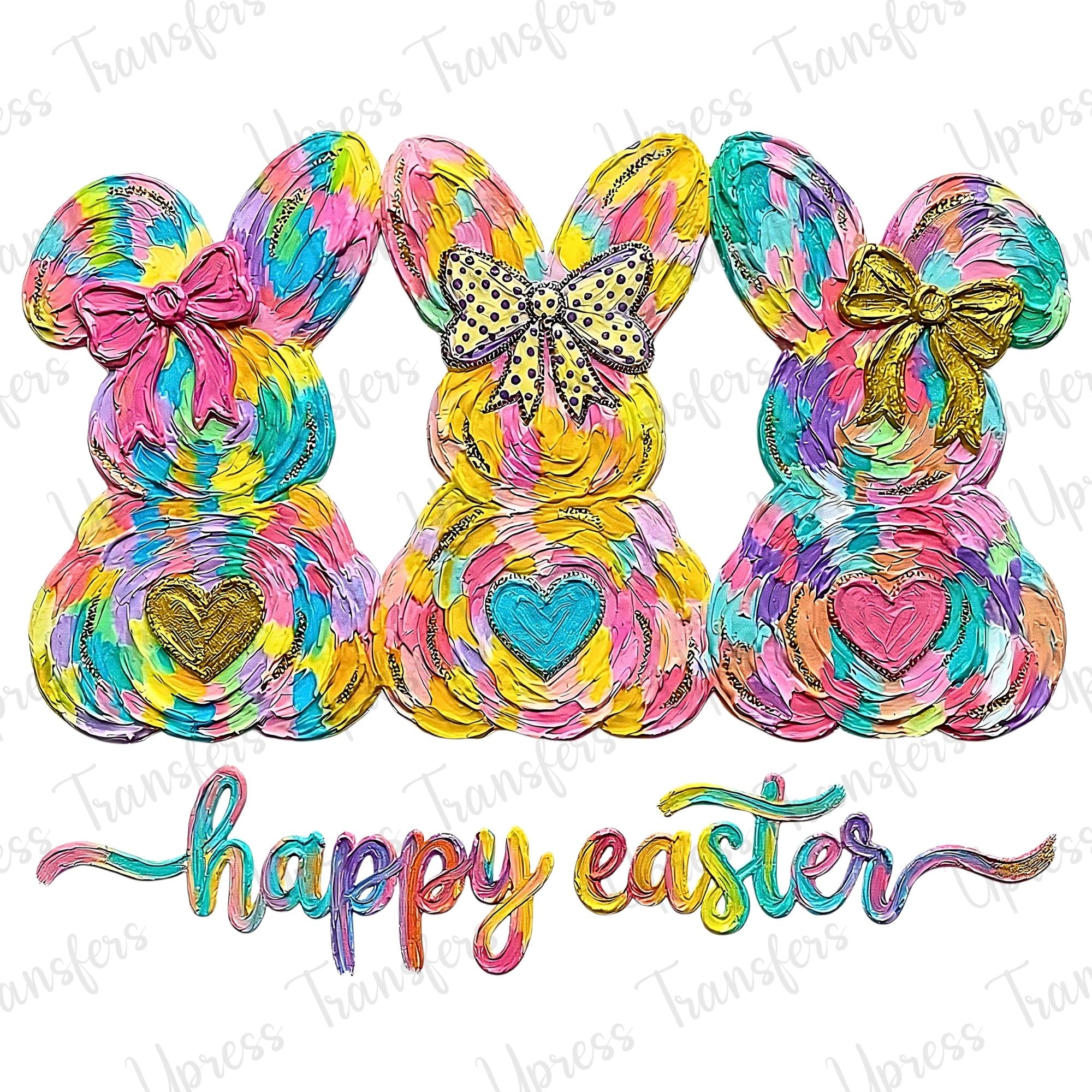 Happy Easter Brushstroke