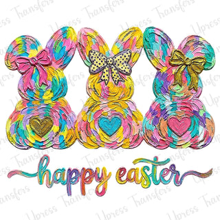 Happy Easter Brushstroke