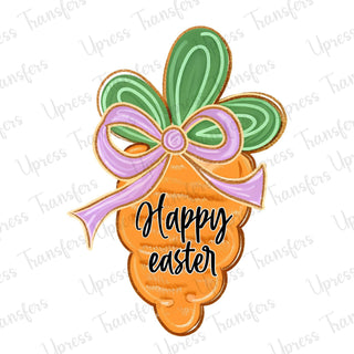 Happy Easter Cartoon Carrot