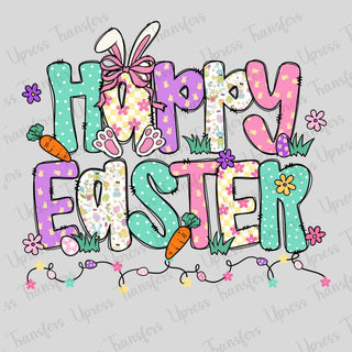 Happy Easter Floral Preppy