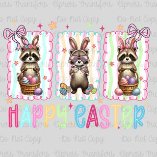 Happy Easter Raccoons