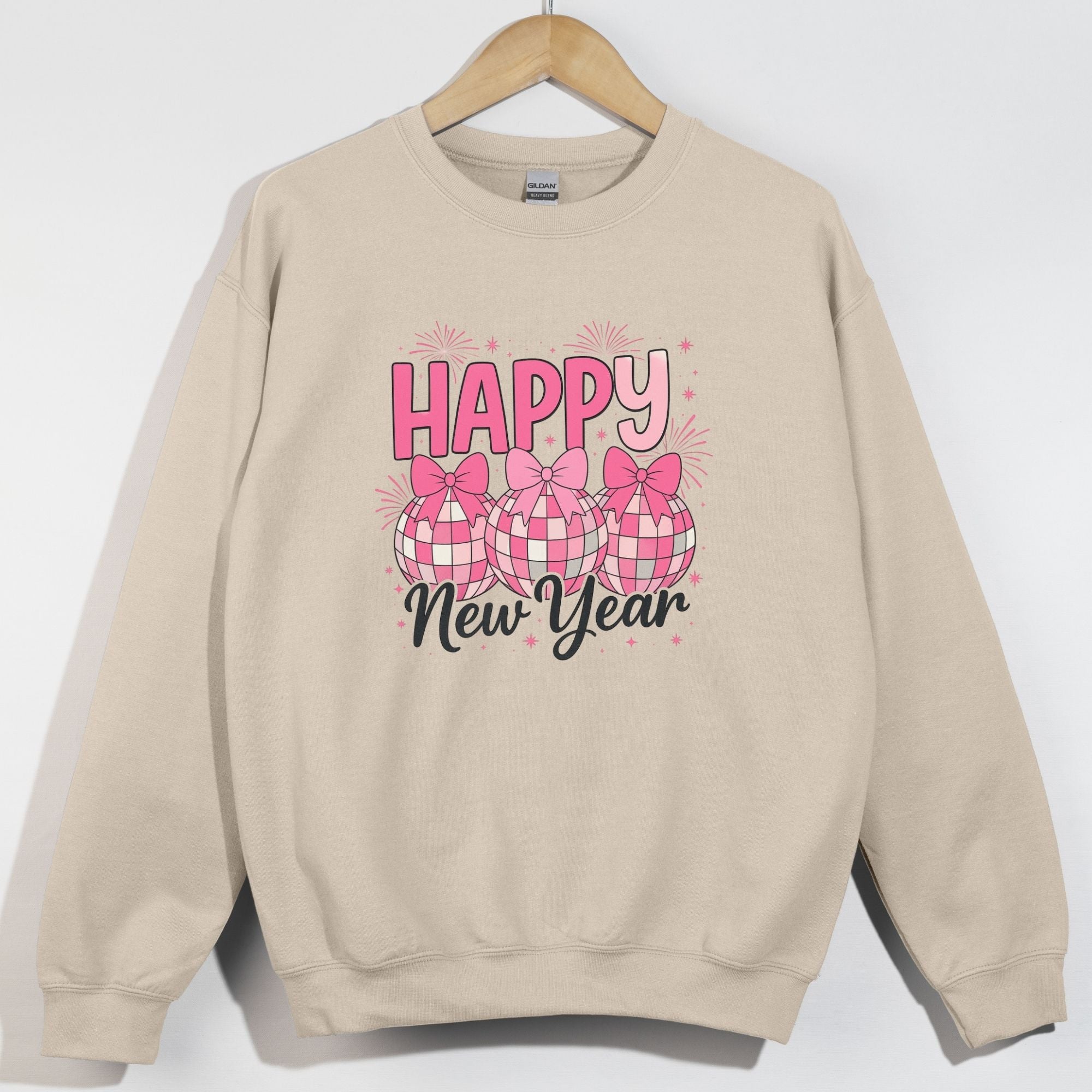 Happy New Year Ball Trio Pink