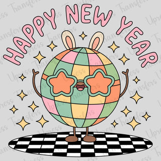Happy New Year Dancing Disco