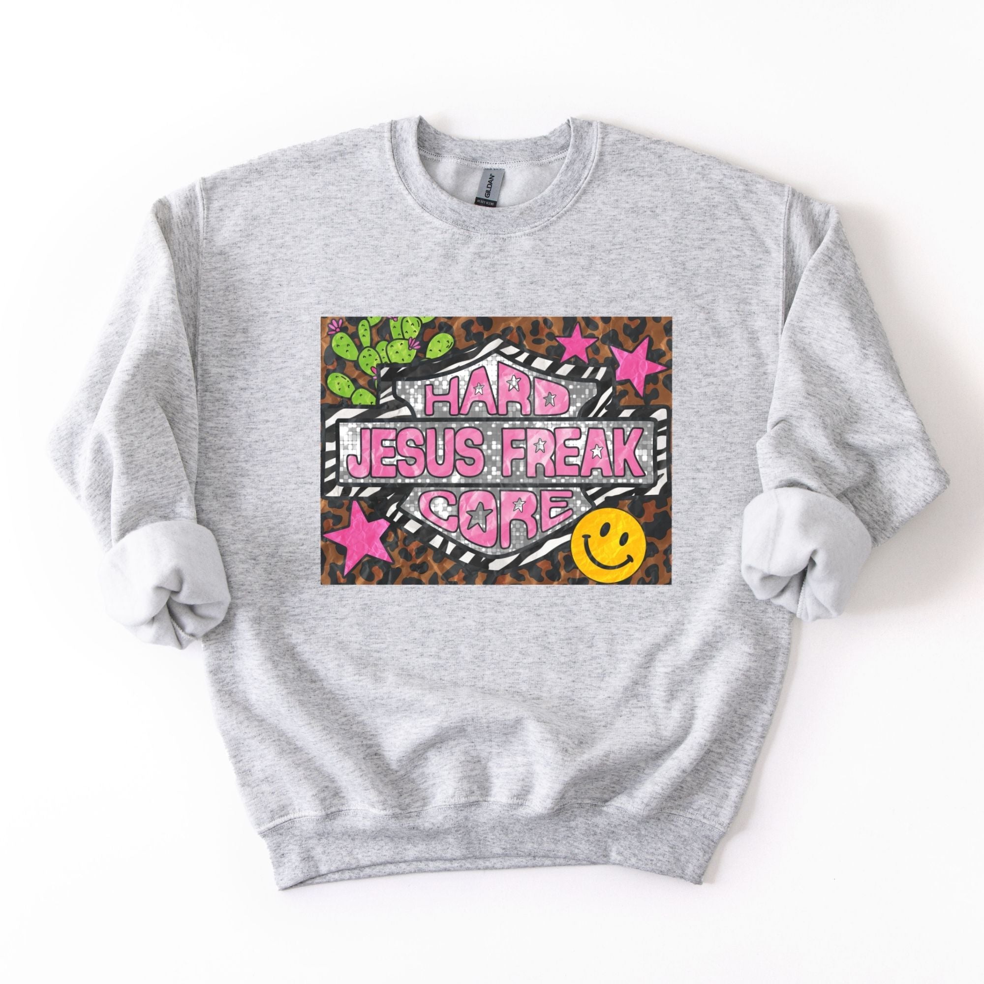 Hard Core Jesus Freak Rectangle