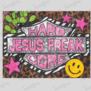 Hard Core Jesus Freak Rectangle