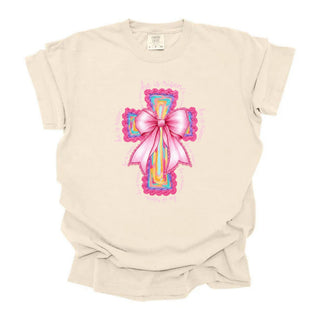 He Is Risen Faux Yarn Cross