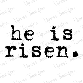 He Is Risen Typewriter
