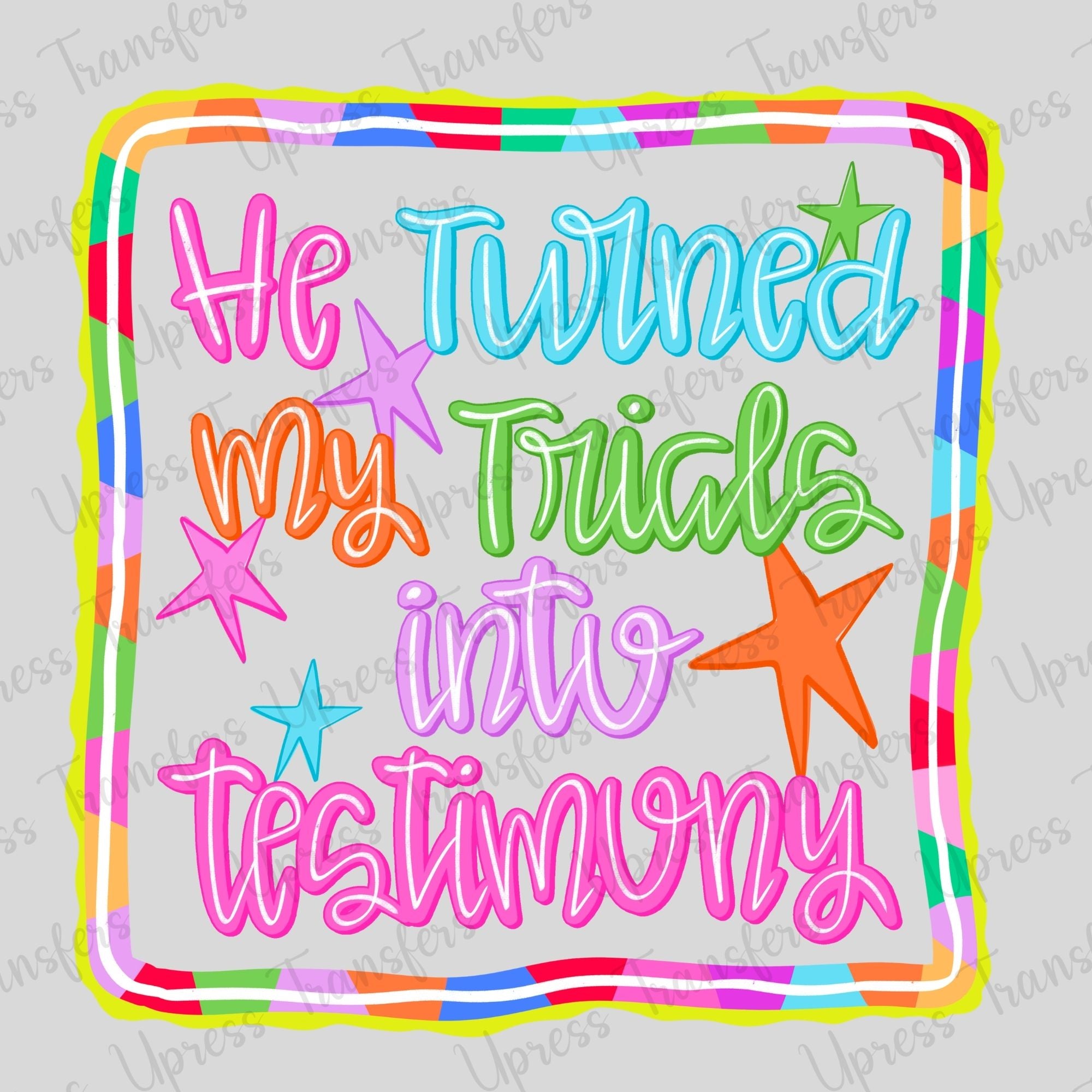 He Turned Neon Doodle