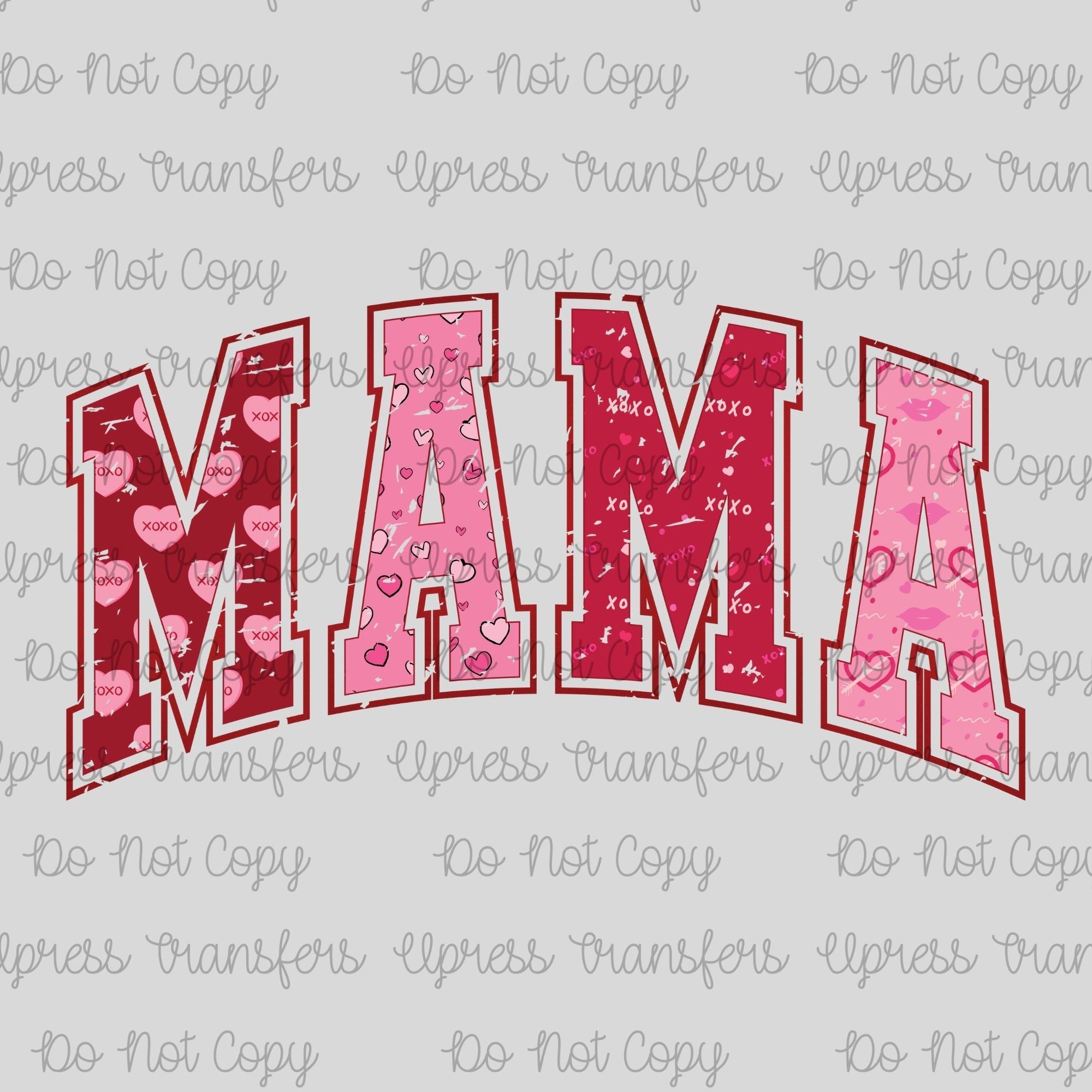 Heart Patterned Mama