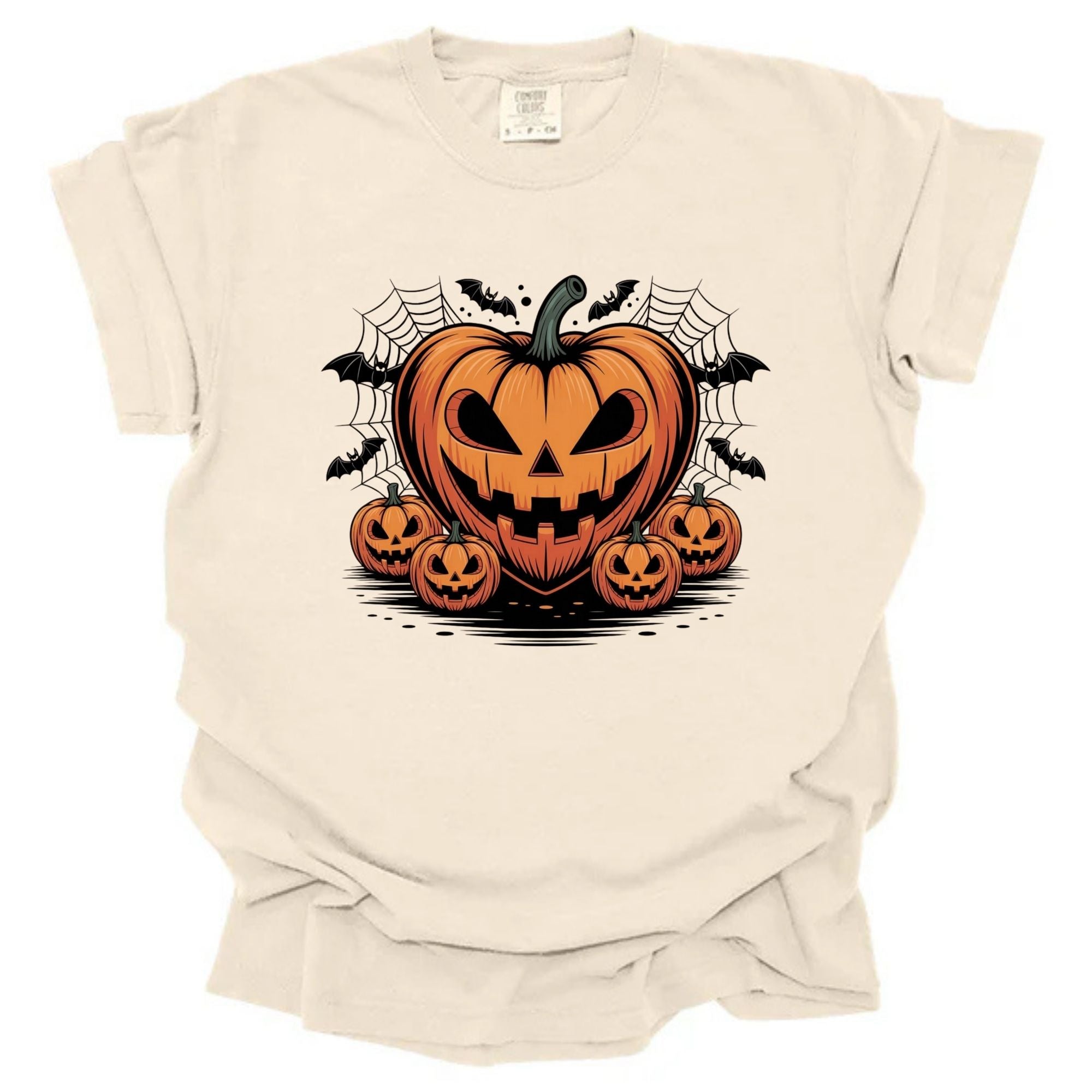 Heart Pumpkin and Bats