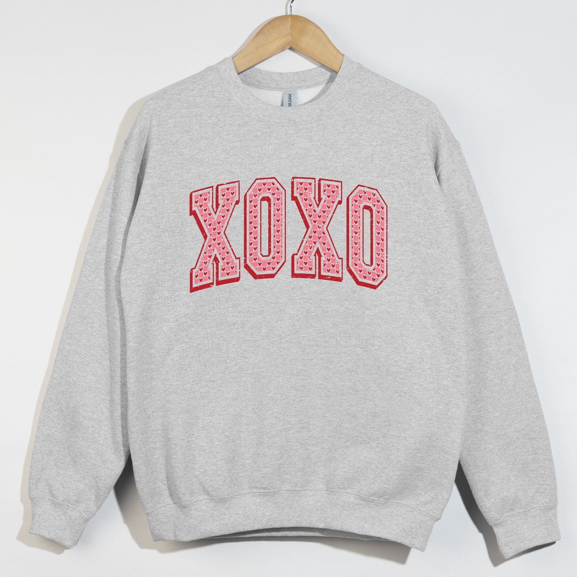 Hearts XOXO Red and Pink