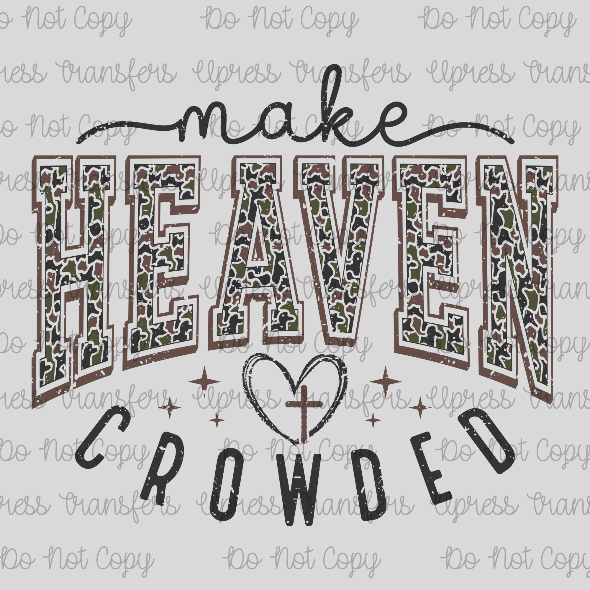 Heaven Crowded Distressed Camo