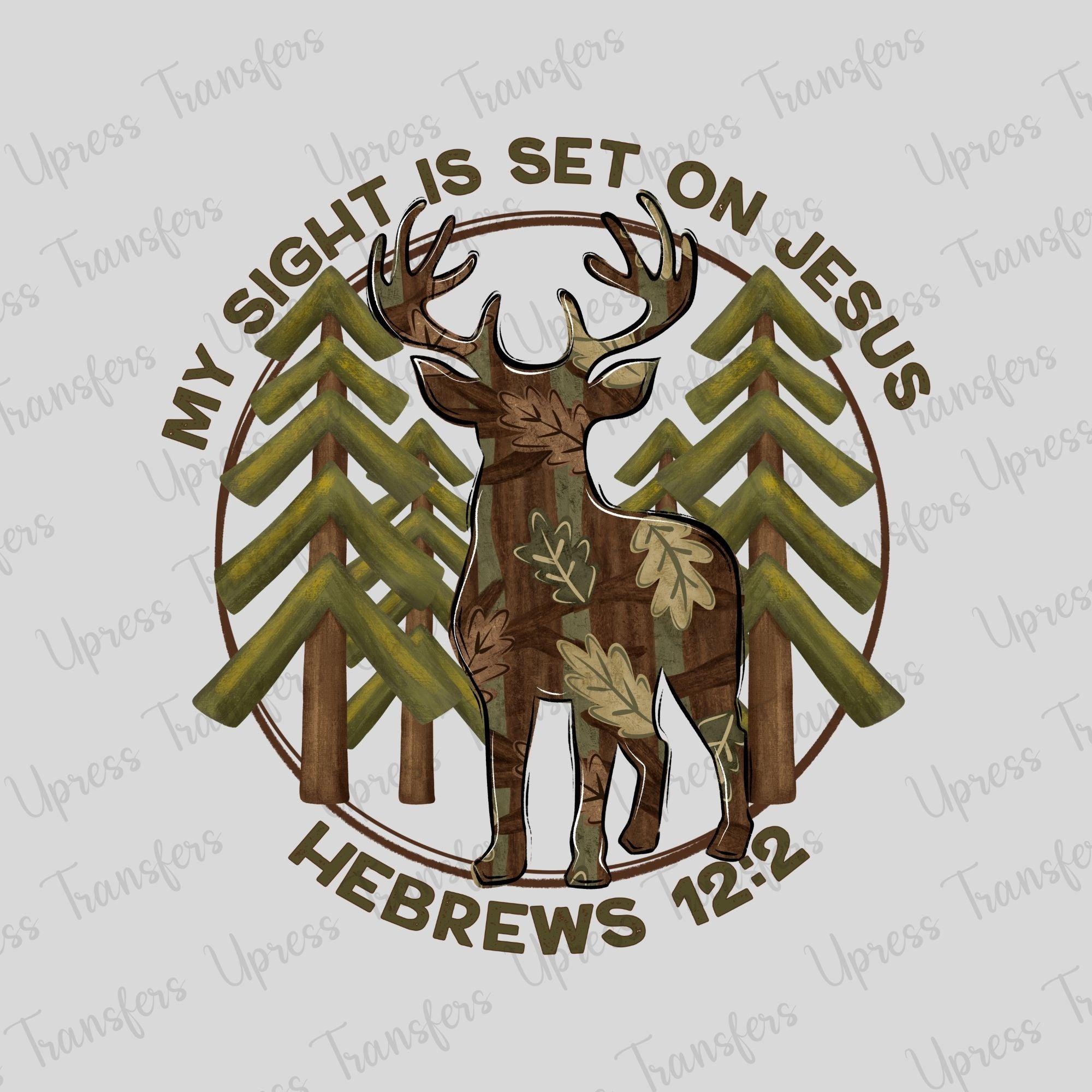 Hebrews 12_2 Wooded Deer