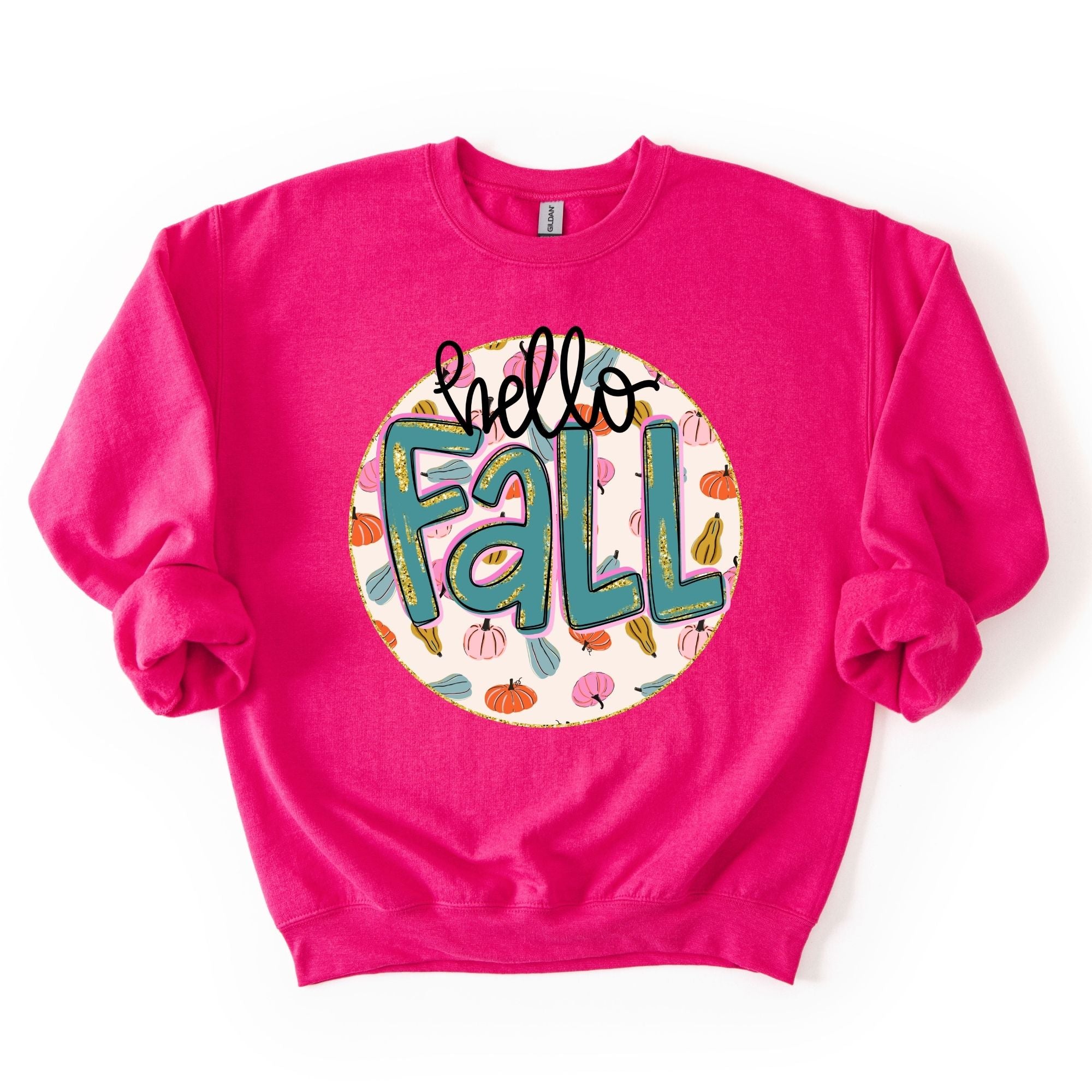 Hello Fall Preppy Pumpkins