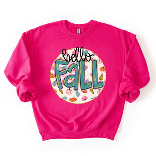 Hello Fall Preppy Pumpkins