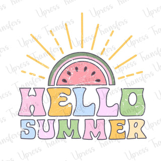 Hello Summer Watermelon Sun