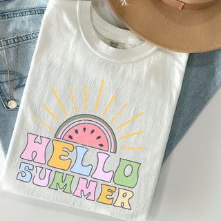 Hello Summer Watermelon Sun