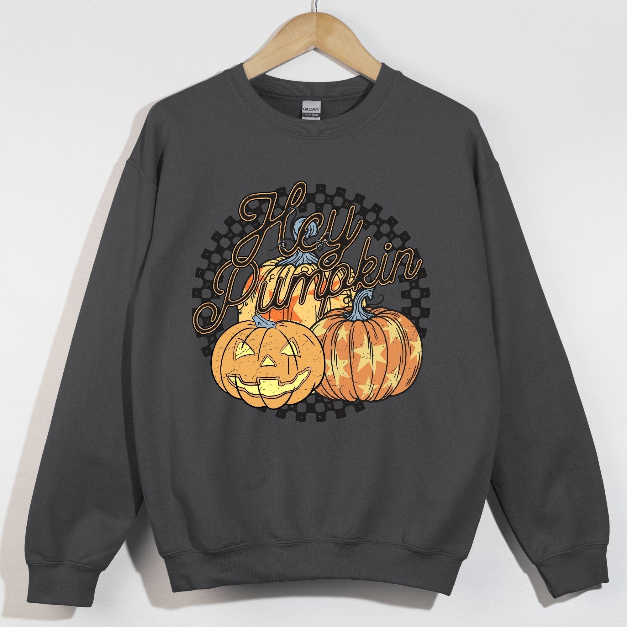 Hey Pumpkin  Checkered Trendy Pumpkins