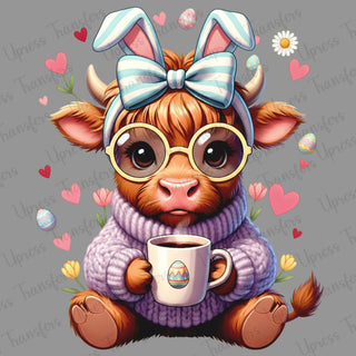 Highland Cow Easter Coffee