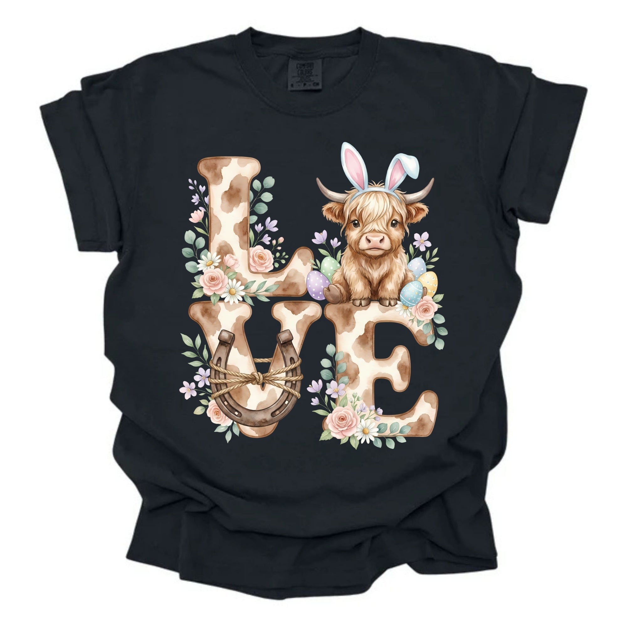 Highland Cow Print Love