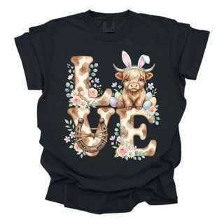 Highland Cow Print Love