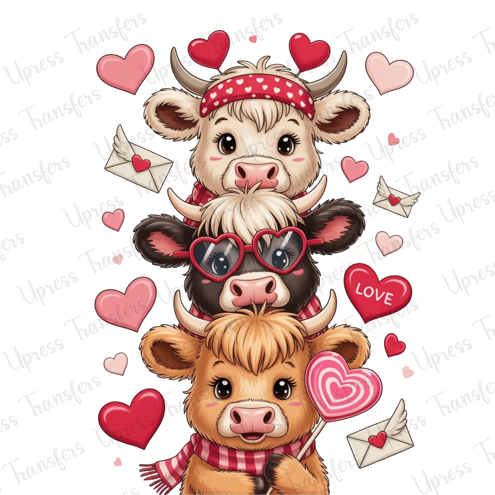 Highland Cow Valentine
