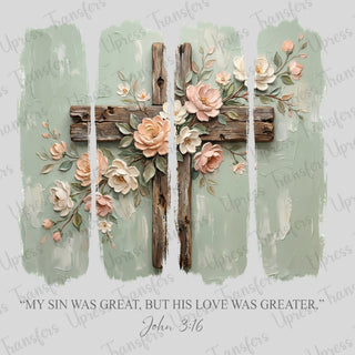 His Love Was Greater Brushstroke