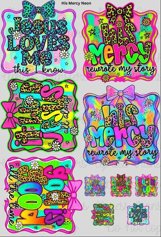 His Mercy Neon