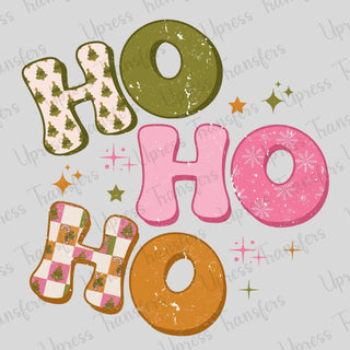 Ho Ho Ho Preppy Distressed