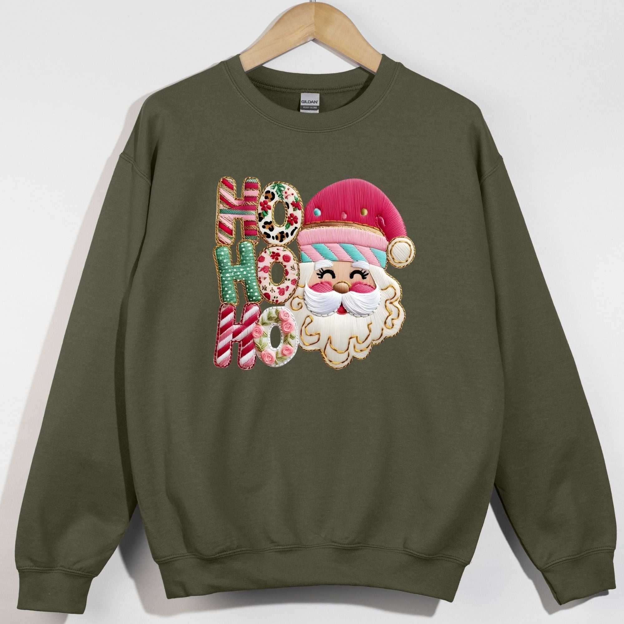 Ho Ho Ho Santa Faux Thread