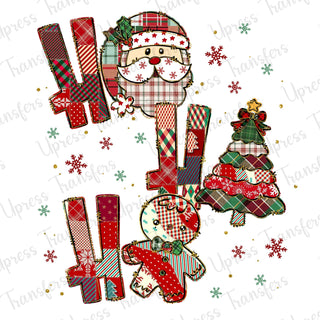 Ho Ho Ho Traditional Patches