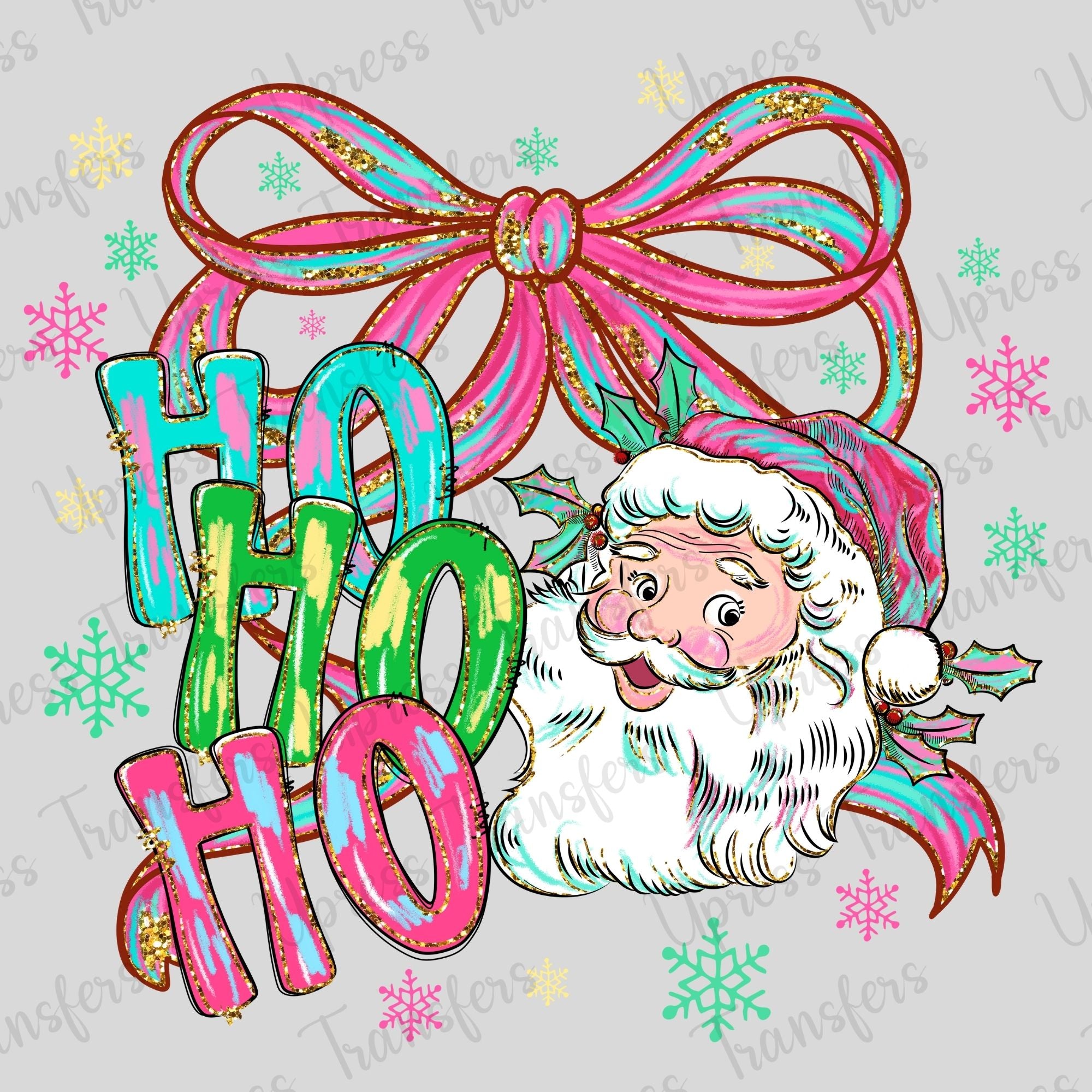 Ho Ho Ho Vibrant Colors
