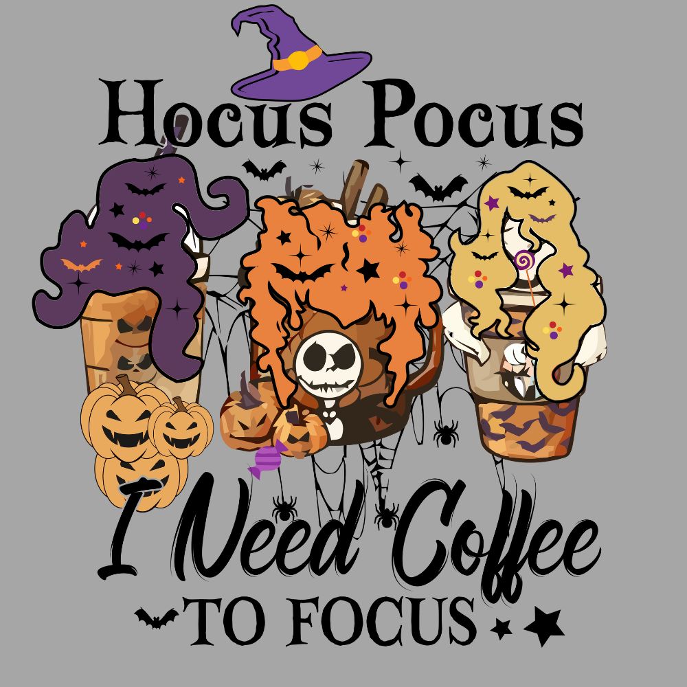 Hocus Pocus I Need Coffee To focus