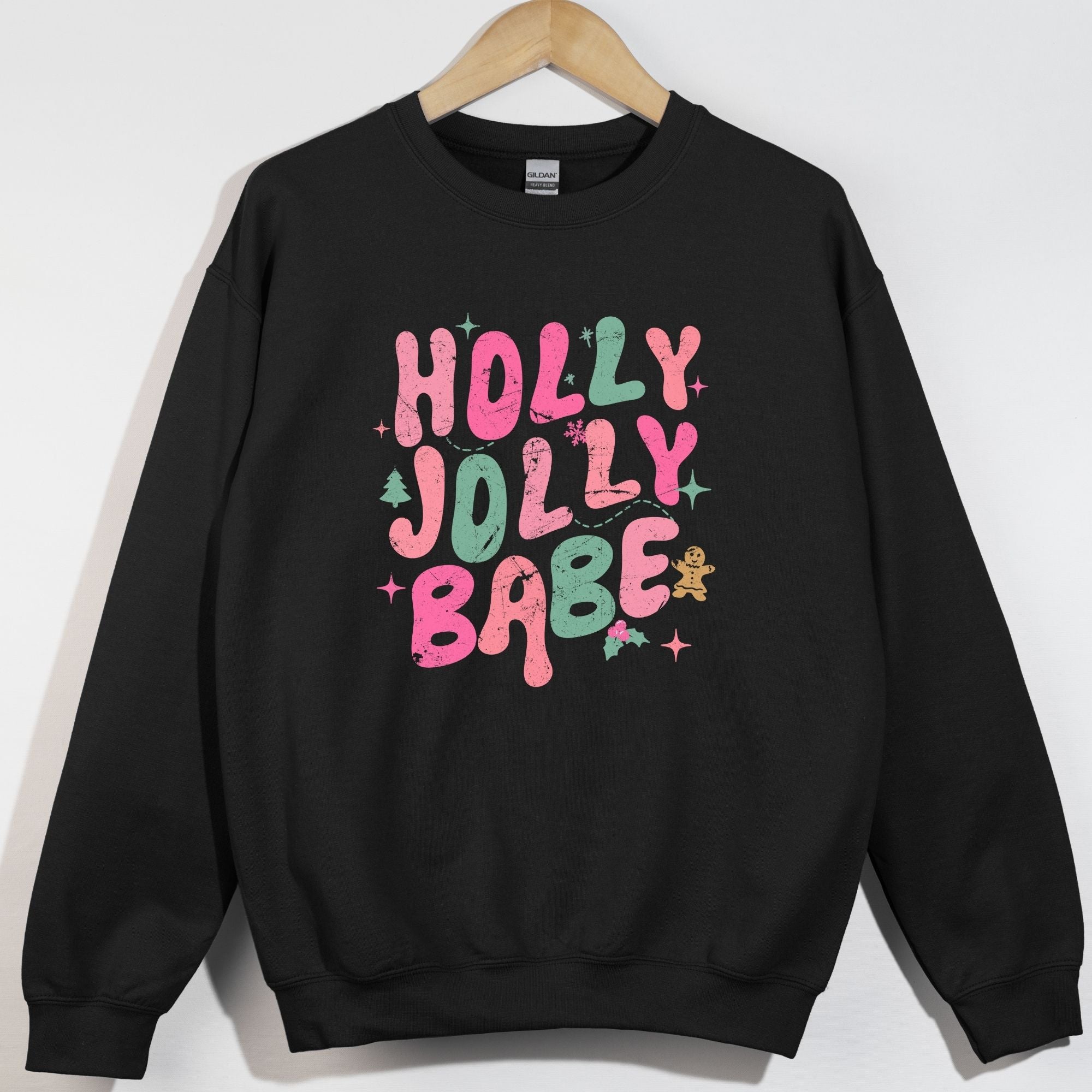 Holly Jolly Babe Distressed