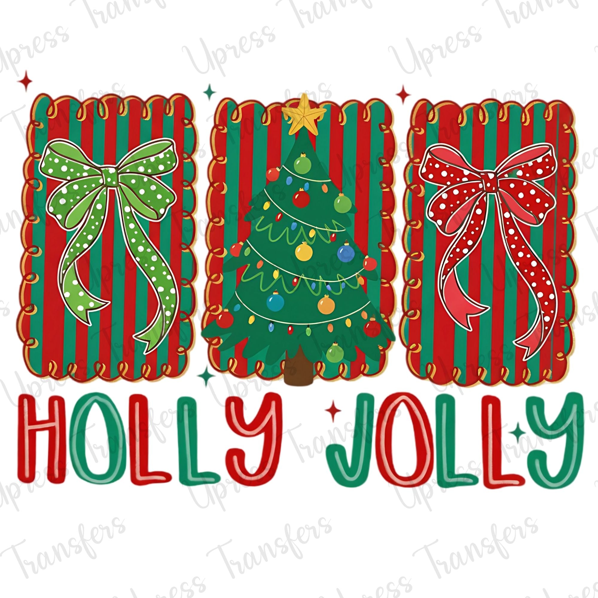 Holly Jolly Bow Tree Bow