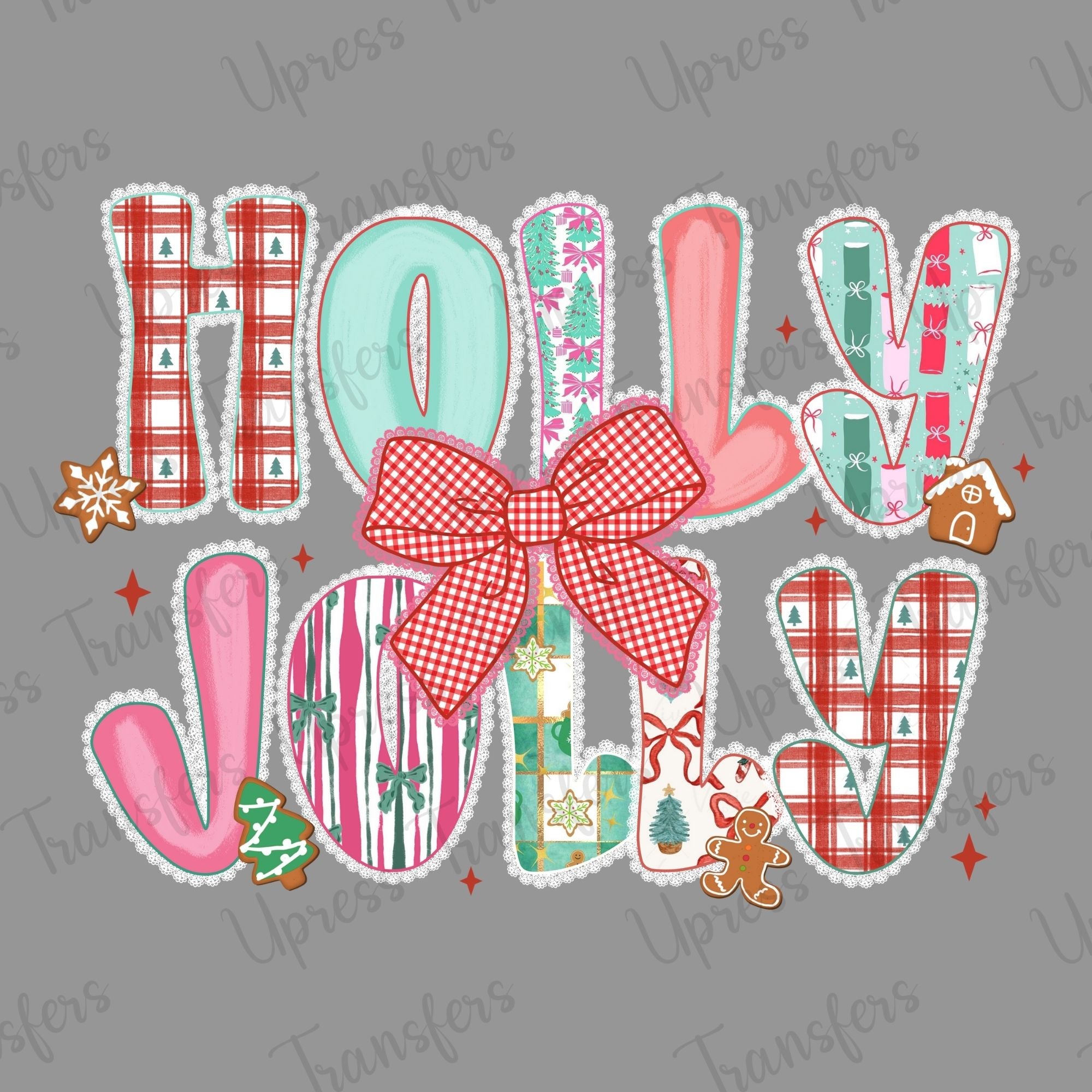 Holly Jolly Cutesy Lace Patterns