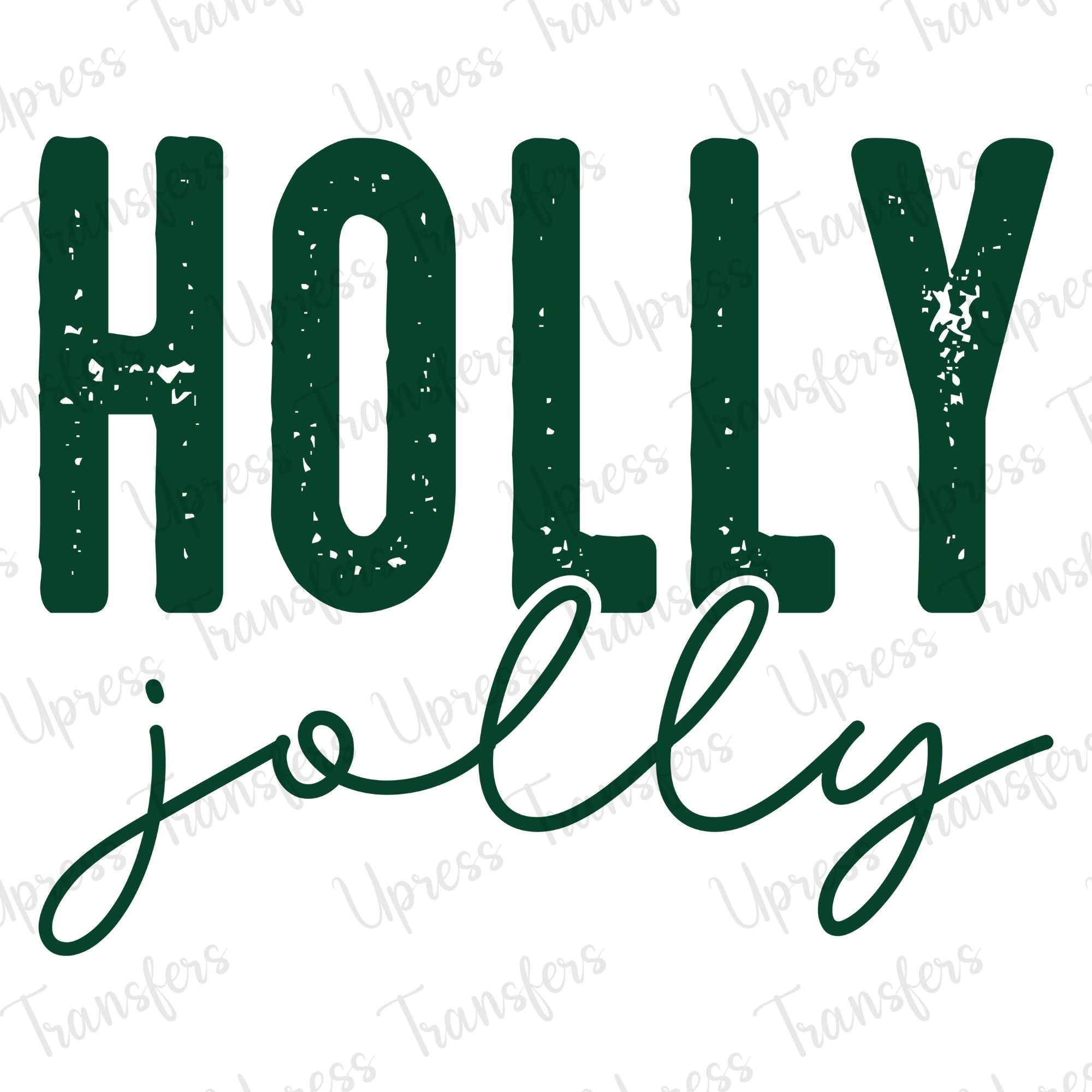 Holly Jolly Dark Green