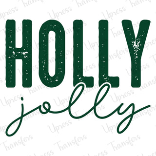 Holly Jolly Dark Green
