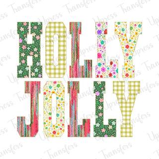 Holly Jolly Floral Girly Patterns