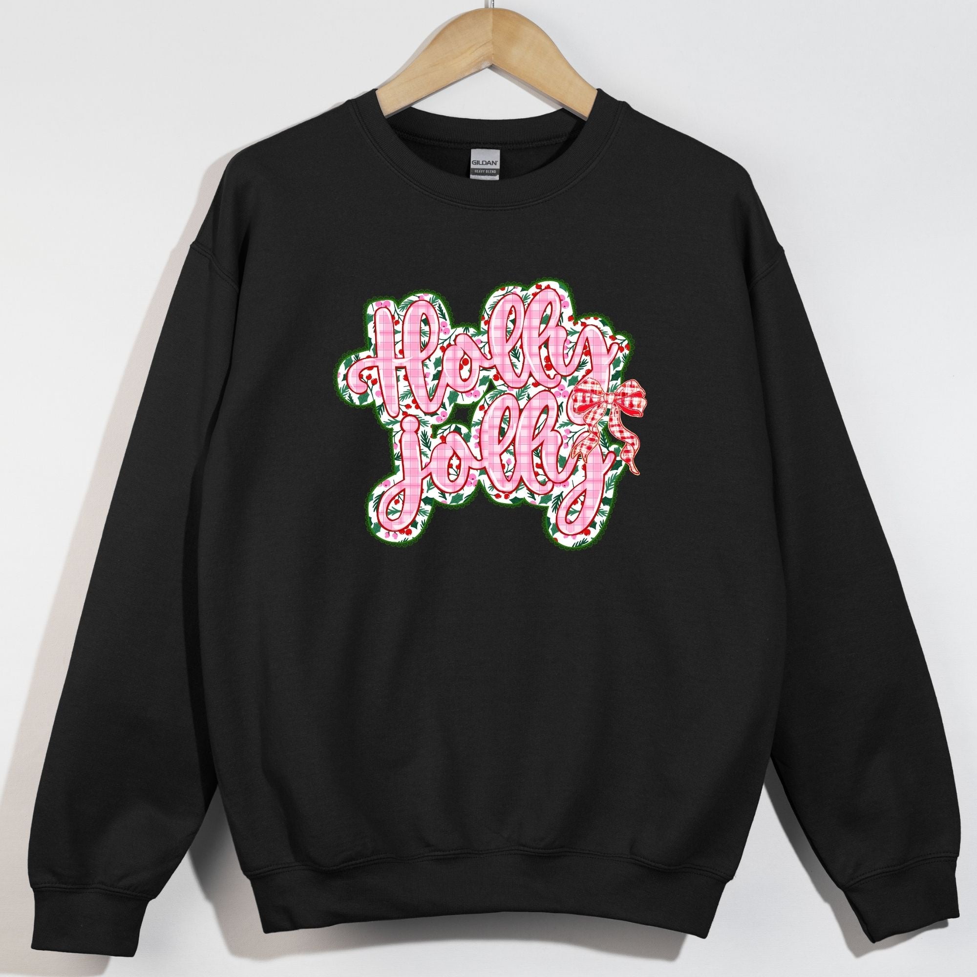 Holly Jolly Floral Plaid